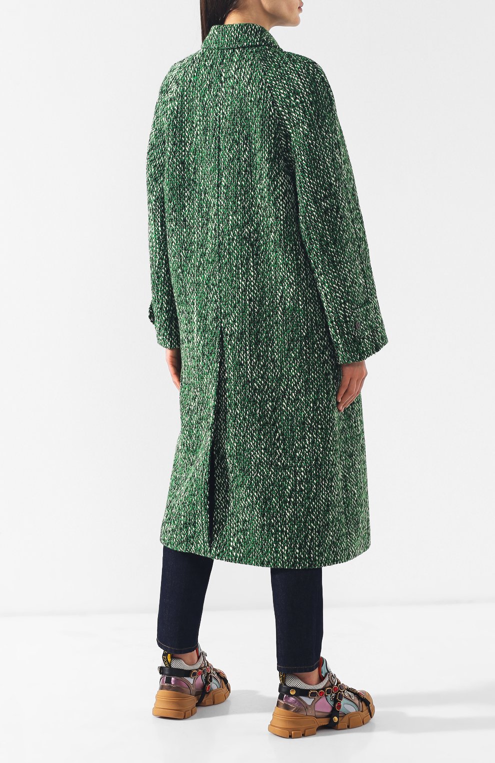 Пальто из смеси шерсти и хлопка GUCCI, арт. 543389/ZLE81, фото 3