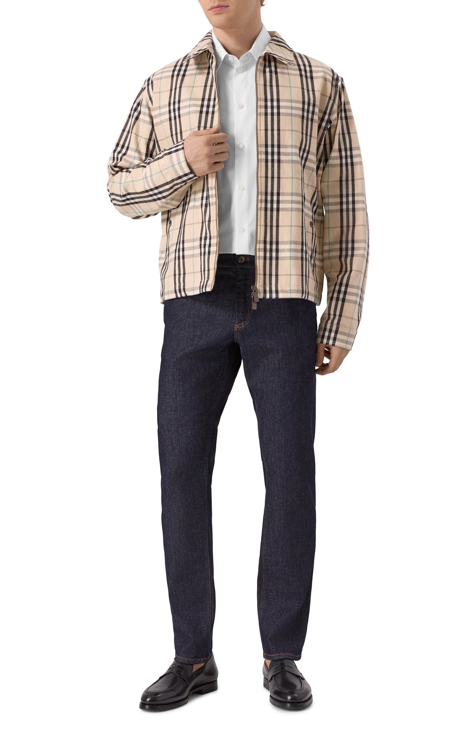 Хлопковая сорочка BURBERRY, арт. 8103938, фото 2