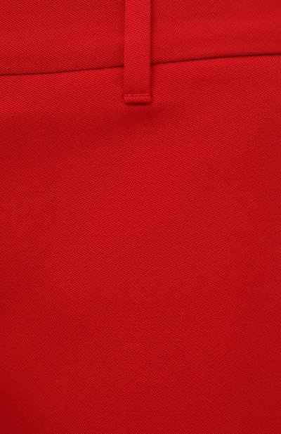 Шерстяные брюки BURBERRY красного цвета по цене 85750 руб., арт. 8046752, фото 5 Шерстяные брюки BURBERRY, арт. 8046752, фото 5