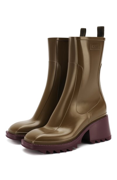 Резиновые ботильоны betty CHLOÉ, арт. CHC19W239G8, фото 1