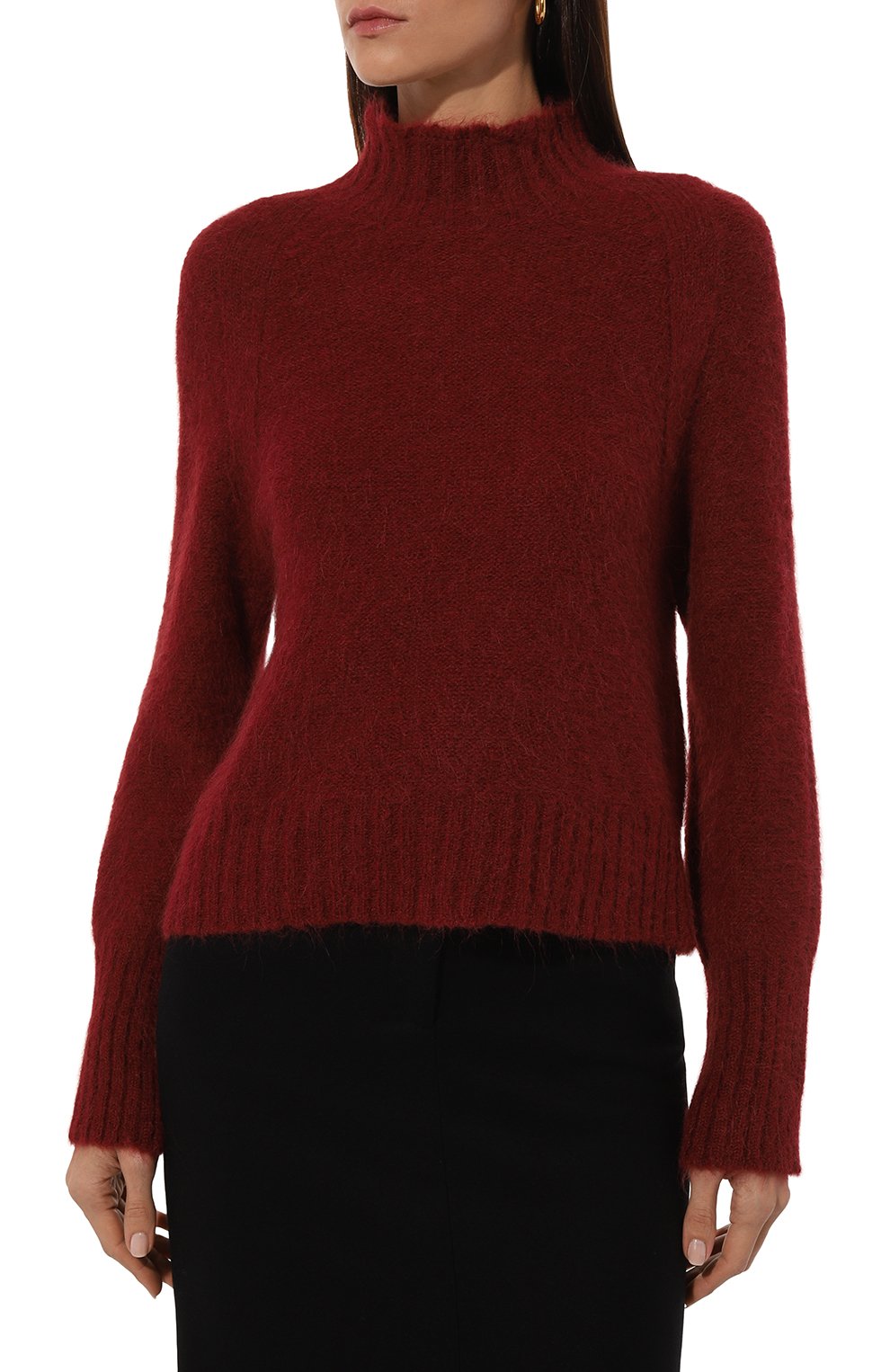 Шерстяной свитер ANTONELLI FIRENZE бордового цвета по цене 43900 руб., арт. 41358M/01650, фото 3 Шерстяной свитер ANTONELLI FIRENZE, арт. 41358M/01650, фото 3