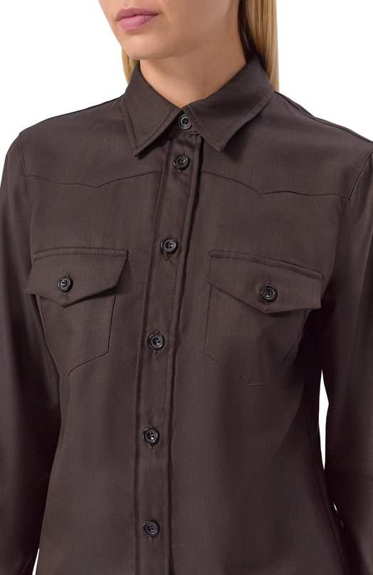 Кашемировая рубашка MVST M25.1MW.B003/2453/54 Коричневый  M25.1MW.B003/2453/54 Фото 5