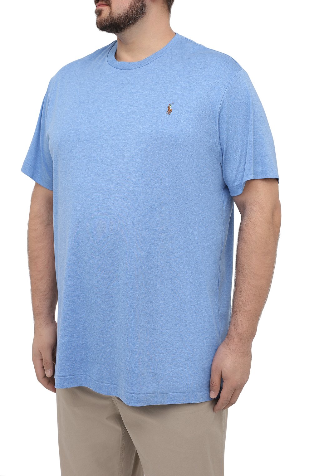 Хлопковая футболка POLO RALPH LAUREN, арт. 711746817/PRL BS, фото 3