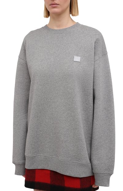 Хлопковый свитшот ACNE STUDIOS, арт. CI0010/W, фото 3