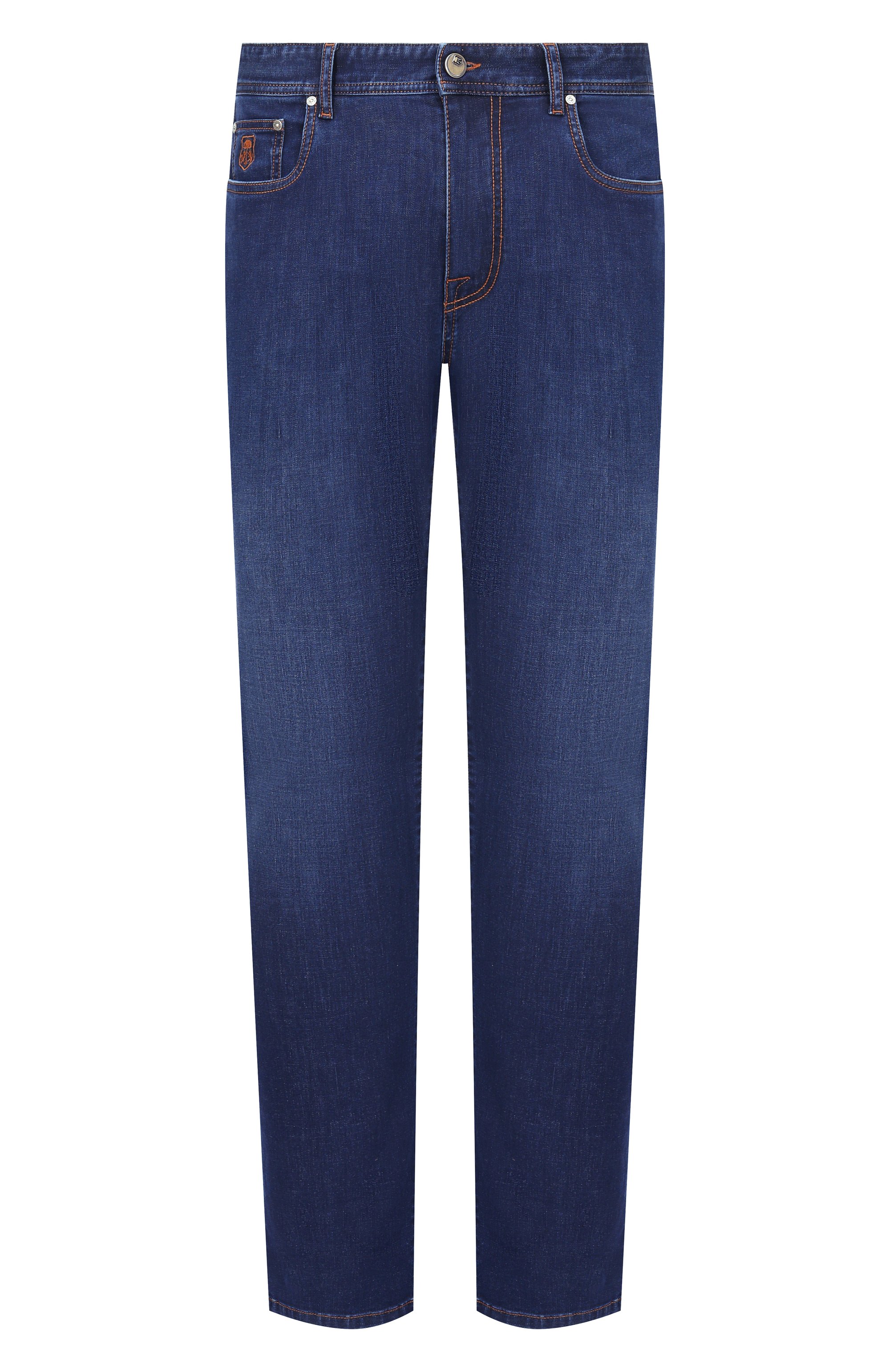 Джинсы CORNELIANI темно-синего цвета по цене 51250 руб., арт. 274JG4/2720171, фото 1 Джинсы CORNELIANI, арт. 274JG4/2720171, фото 1