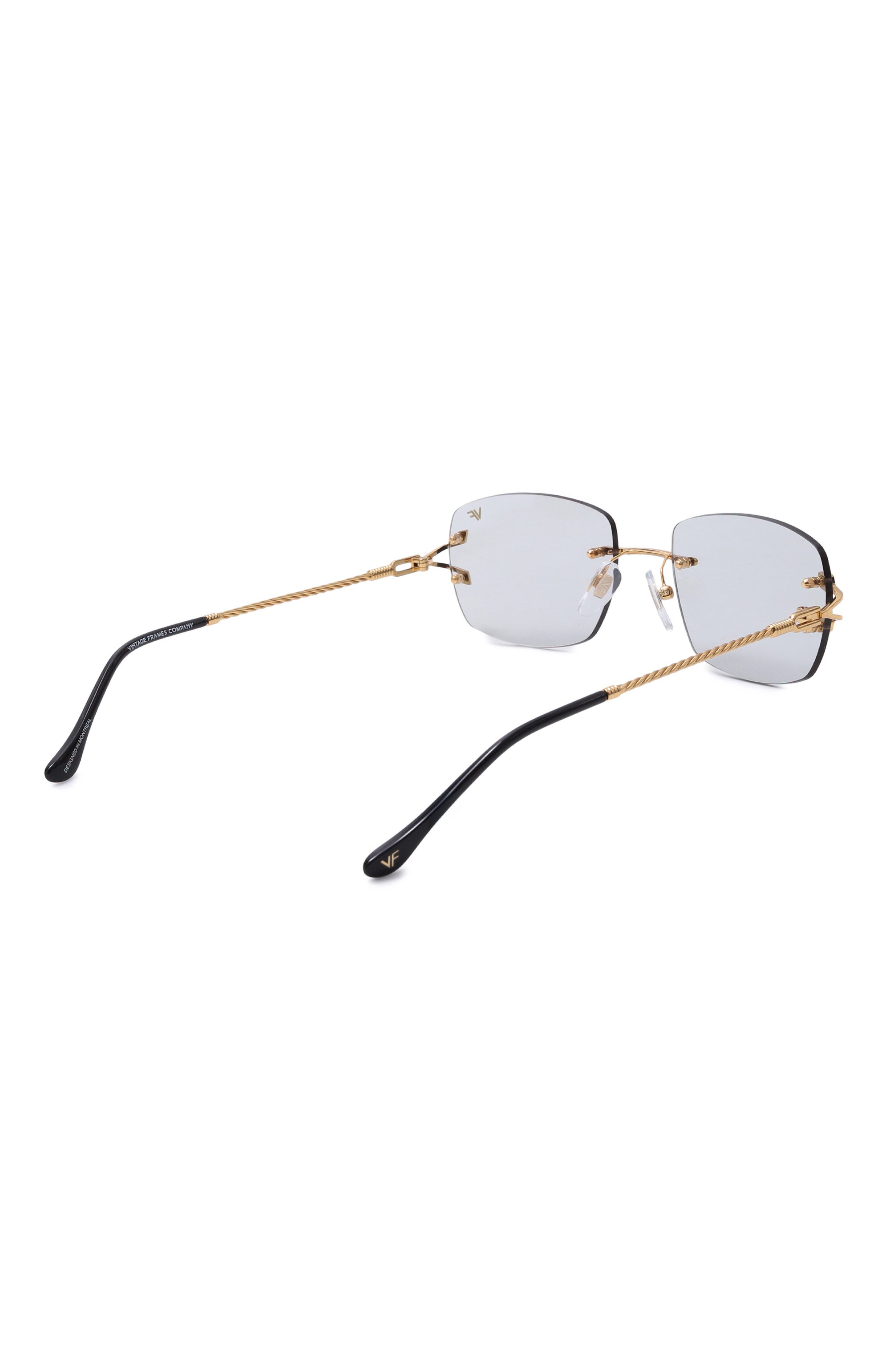 Солнцезащитные очки VINTAGE FRAMES, арт. BAL HARB0UR G0LD/GRAY, фото 5