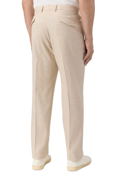 Брюки из шерсти и шелка STEFANO RICCI светло-бежевого цвета по цене 150000 руб., арт. M1T5300022/WKC01R/60, фото 4 Брюки из шерсти и шелка STEFANO RICCI, арт. M1T5300022/WKC01R/60, фото 4