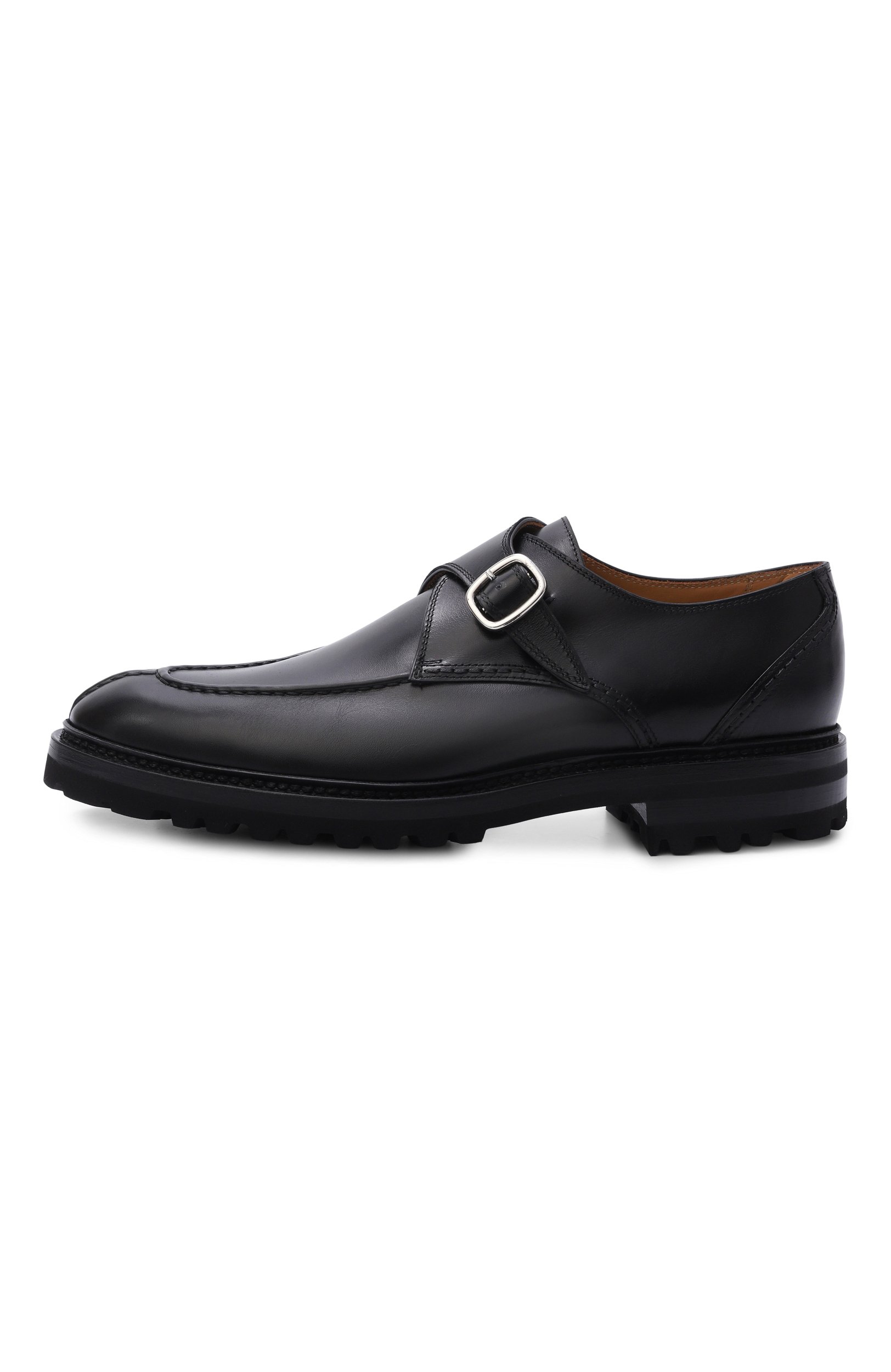 Кожаные монки KITON, арт. USSA512N00101, фото 3
