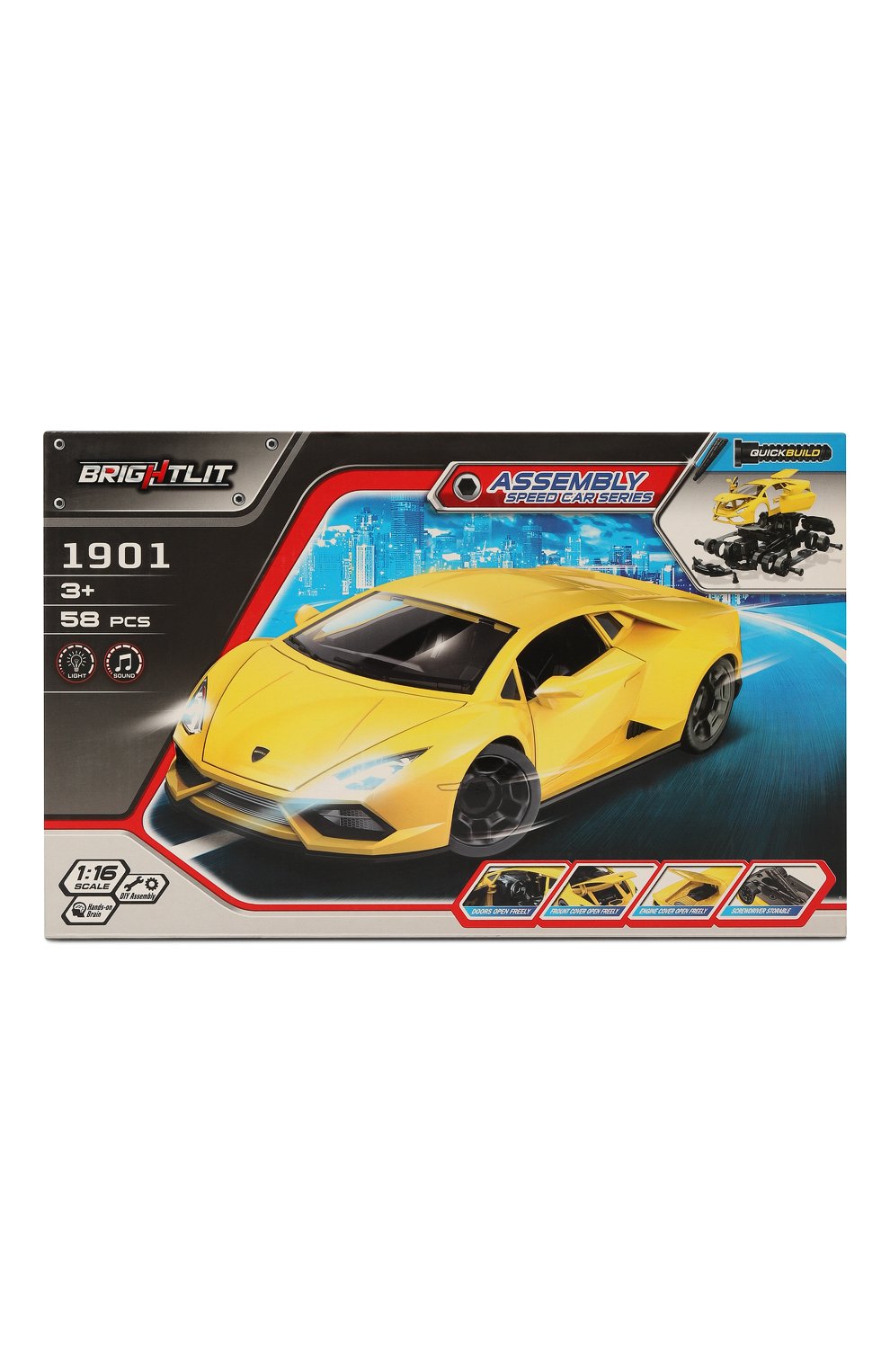 Гоночная машинка собери сам ABTOYS, арт. 1901, фото 1