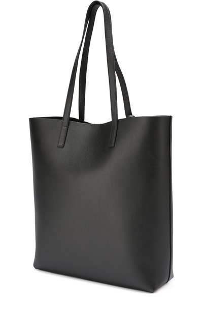 Сумка-тоут shopping medium SAINT LAURENT черного цвета по цене 192500 руб., арт. 454203/CSV0J, фото 2 Сумка-тоут shopping medium SAINT LAURENT, арт. 454203/CSV0J, фото 2