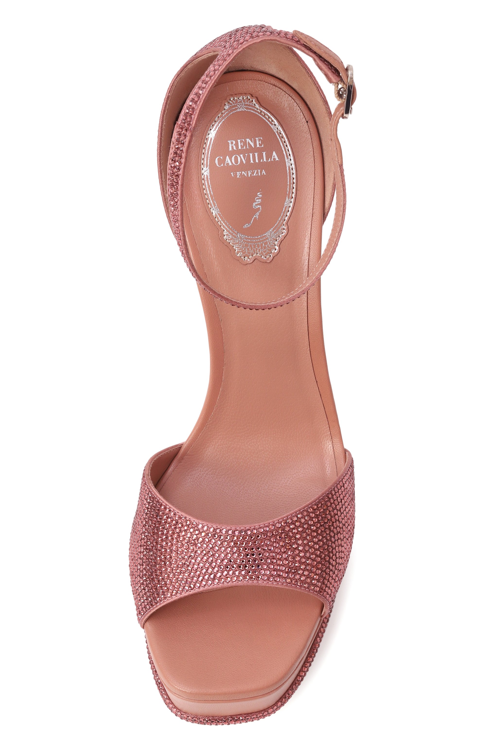 Текстильные босоножки anastasia 130 RENE CAOVILLA, арт. C11588-130/RN01, фото 6