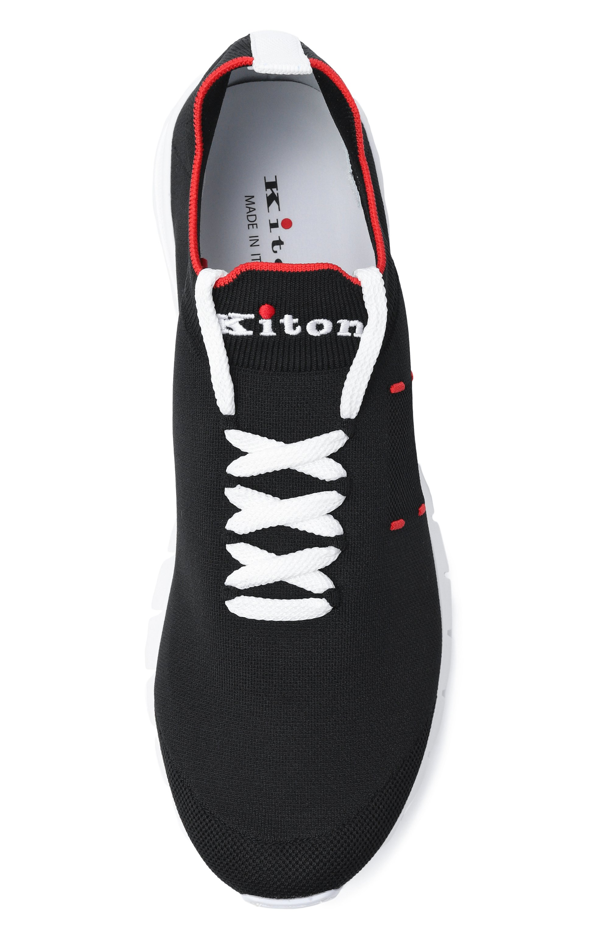Текстильные кроссовки KITON, арт. USSA392N01362, фото 5