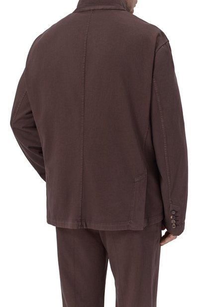 Куртка из хлопка и льна CORTIGIANI, арт. 4AG642, фото 4