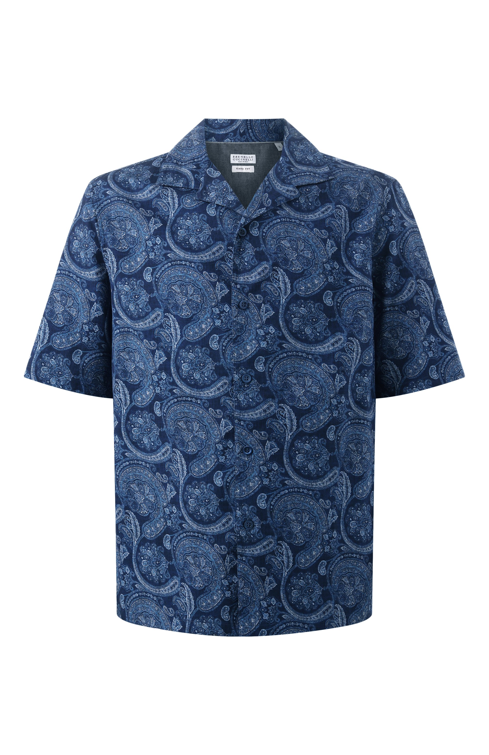 Хлопковая рубашка BRUNELLO CUCINELLI, арт. MM6640615P, фото 1