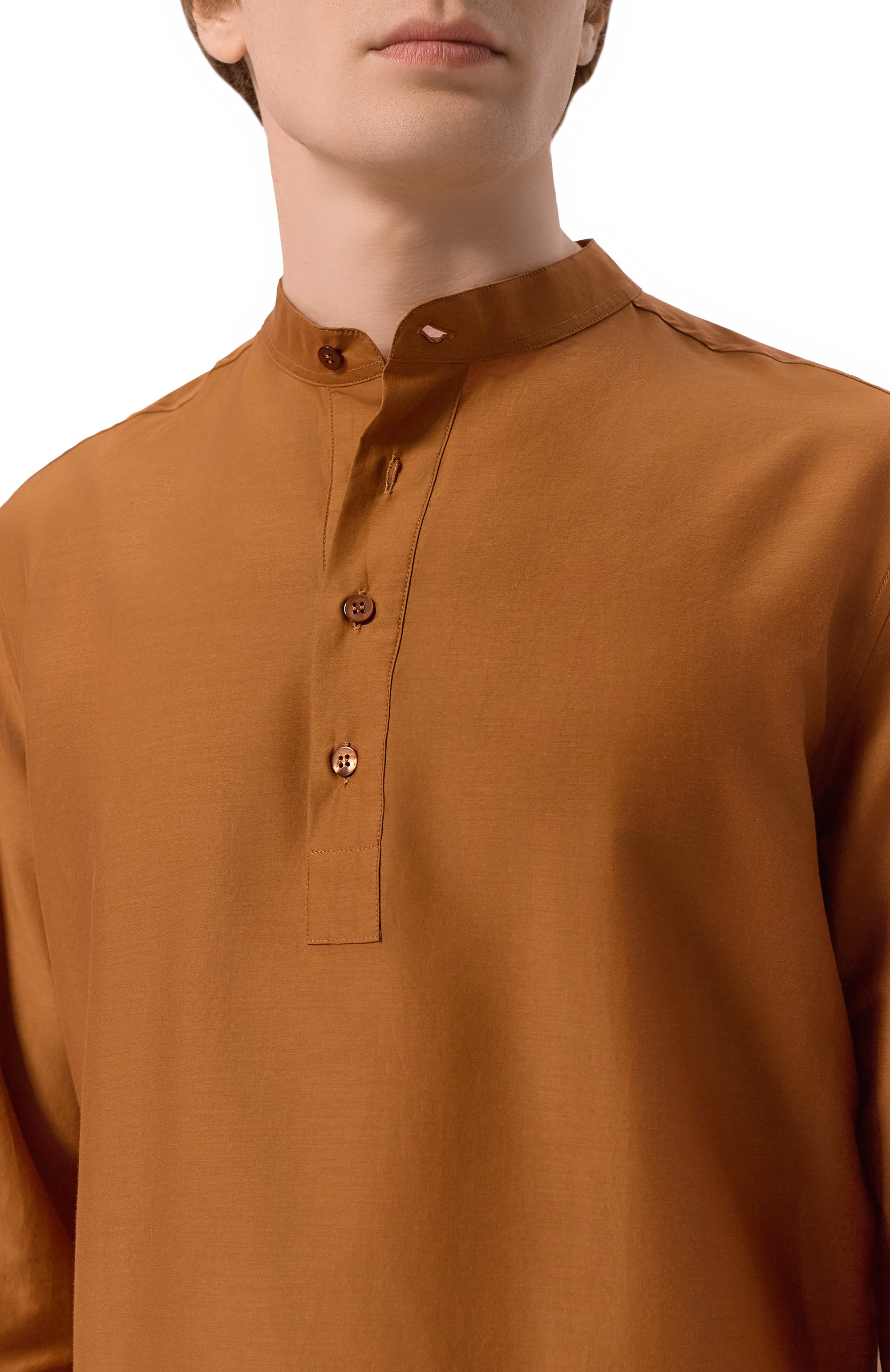 Рубашка из хлопка и шелка MVST, арт. M26.2PM.B021/F129, фото 5