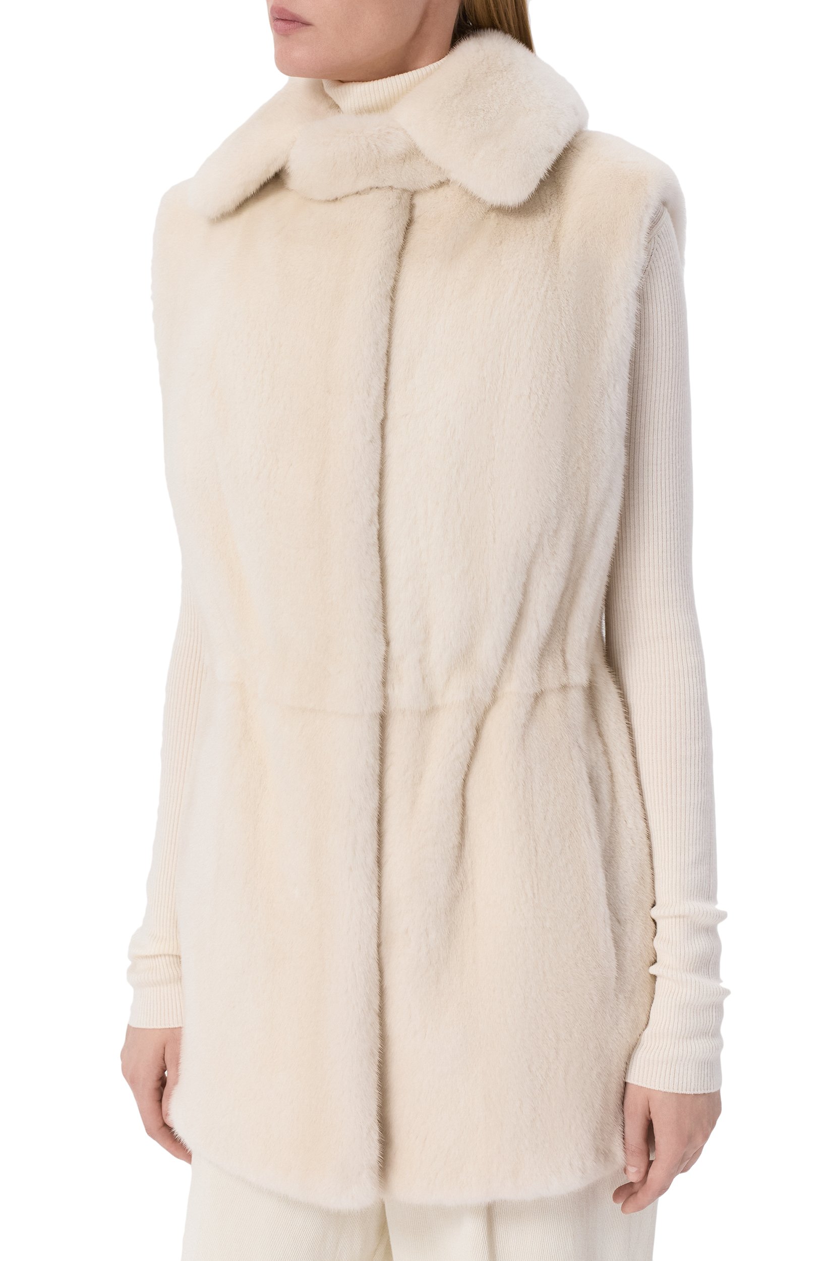 Жилет из норки MVST, арт. M045/MINK PEARL, фото 3