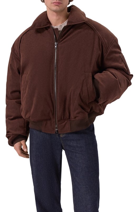 Пуховый бомбер Juun.J JC5X3ZP71 Коричневый  JC5X3ZP71 Фото 3