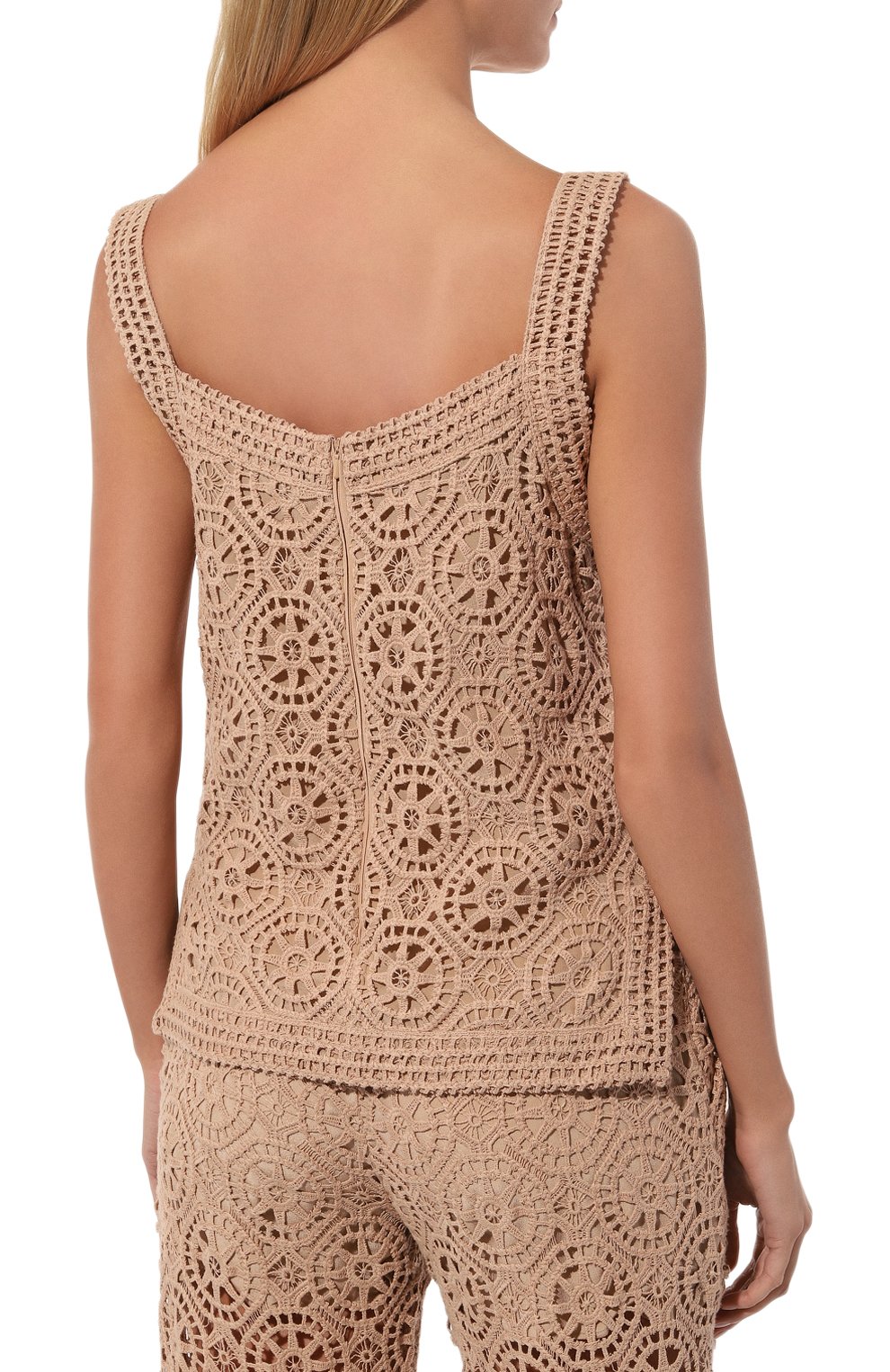 Топ из хлопка и шелка ELIE SAAB, арт. T0082N, фото 4