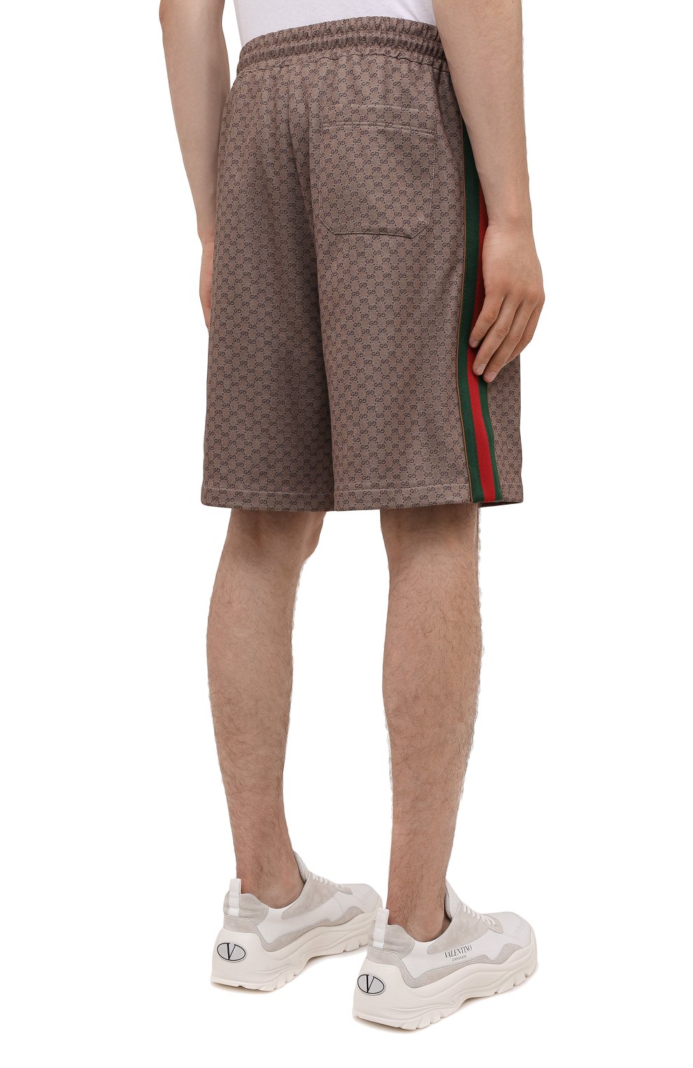 Шорты GUCCI коричневого цвета по цене 141120 руб., арт. 654762/XJDFB, фото 4 Шорты GUCCI, арт. 654762/XJDFB, фото 4