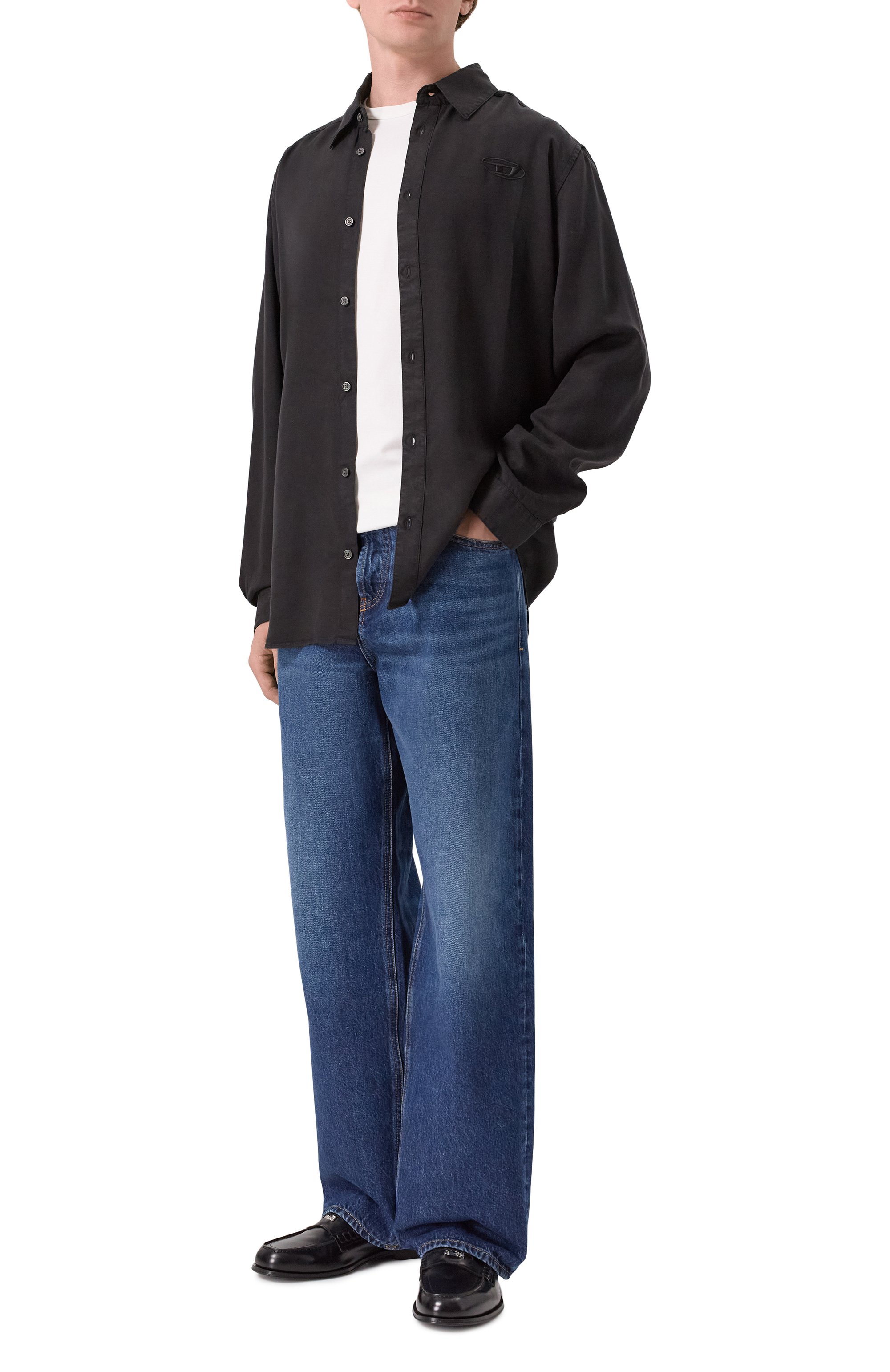 Рубашка из лиоцелла DIESEL, арт. A22025/0HPAG, фото 2