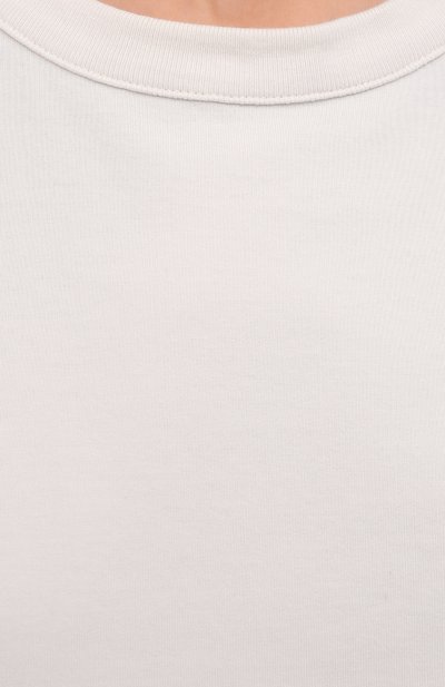 Хлопковая футболка CALVIN KLEIN JEANS кремового цвета по цене 12550 руб., арт. K20K203539, фото 5 Хлопковая футболка CALVIN KLEIN JEANS, арт. K20K203539, фото 5