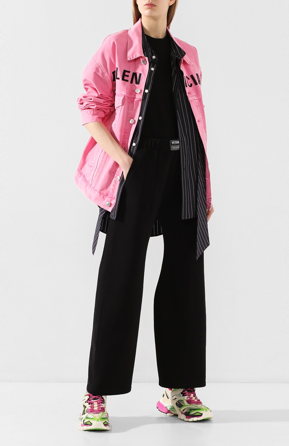 Хлопковые брюки VETEMENTS, арт. SS20PA135 1624/W/BLACK, фото 2