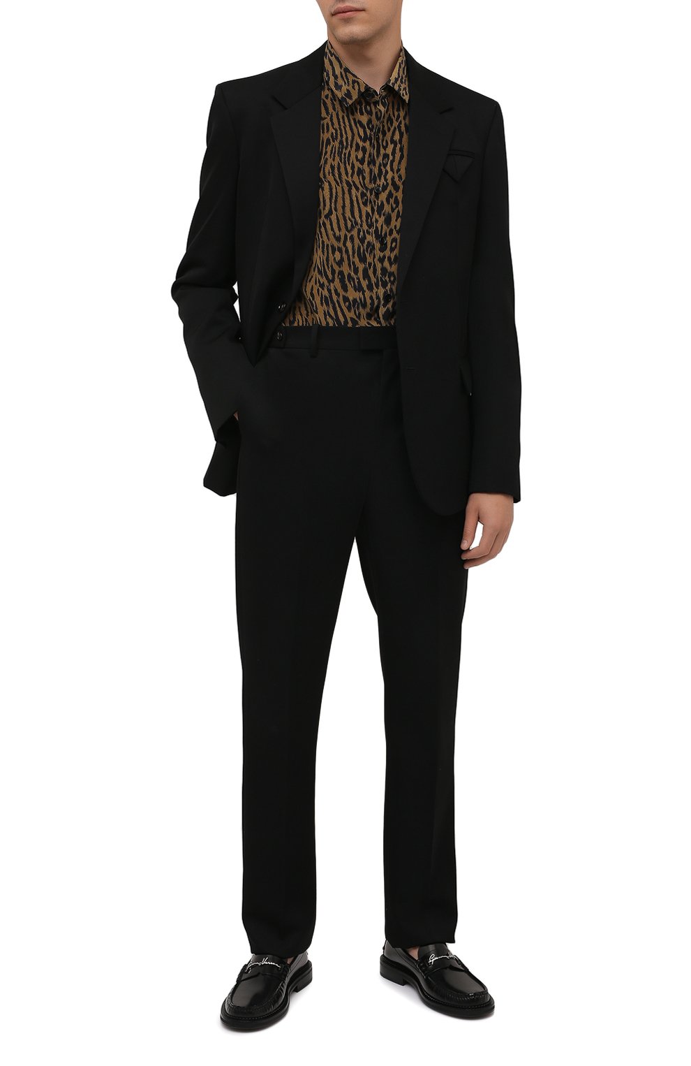 Шелковая рубашка SAINT LAURENT, арт. 653860/Y1D94, фото 2