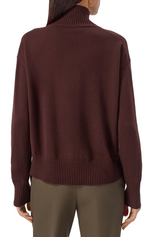 Шерстяной свитер MVST MKNSW030_1A/ME24069A Коричневый  MKNSW030_1A/ME24069A Фото 4