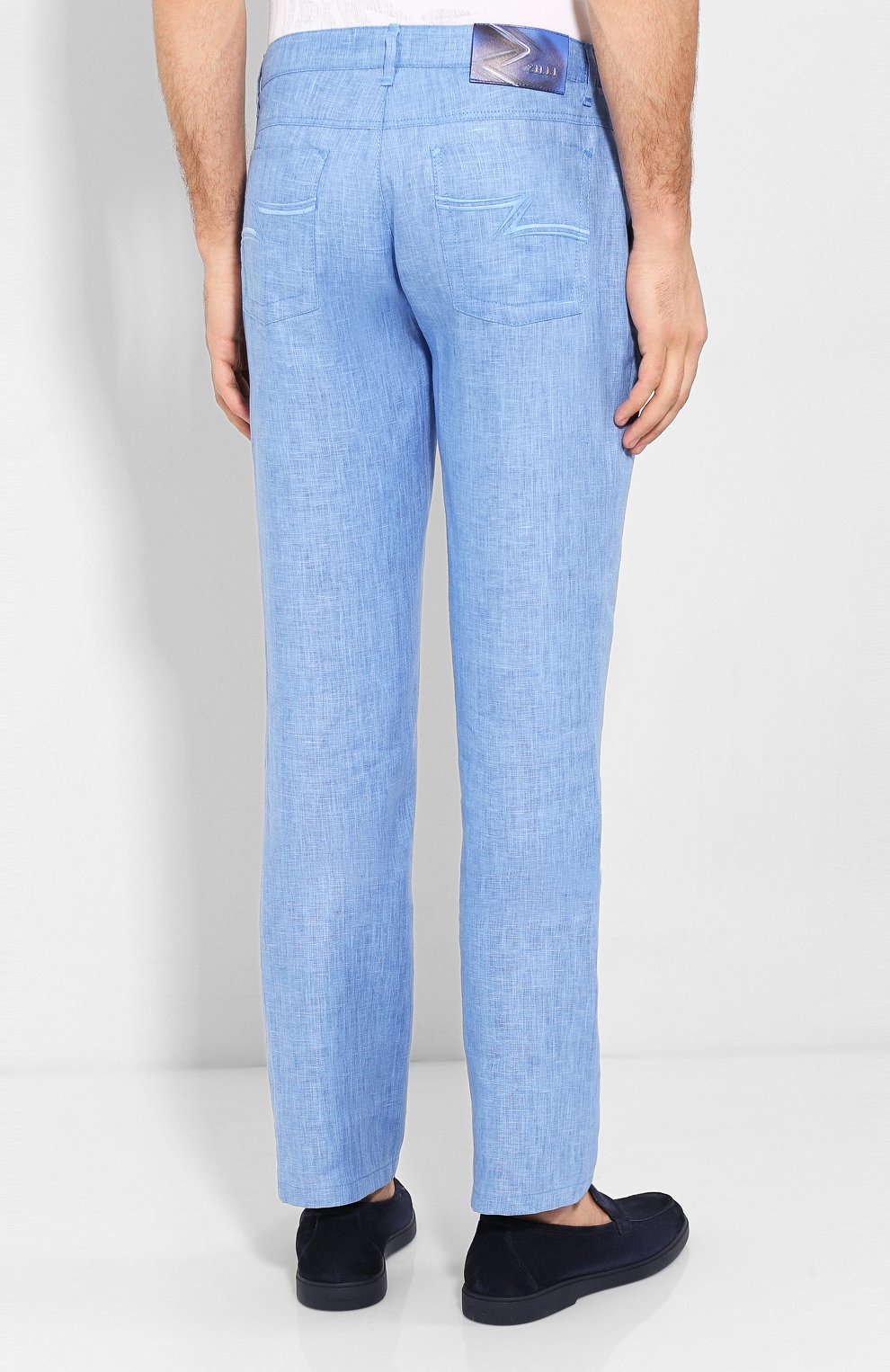 Льняные брюки ZILLI, арт. M0T-D0181-LIN01/R001, фото 4