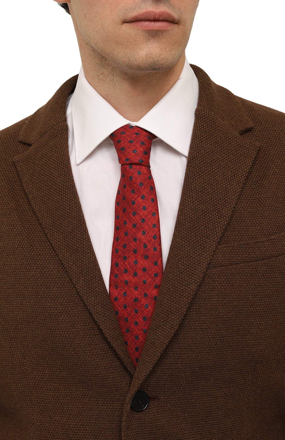 Шелковый галстук KITON, арт. UCRVKPC07H08, фото 2