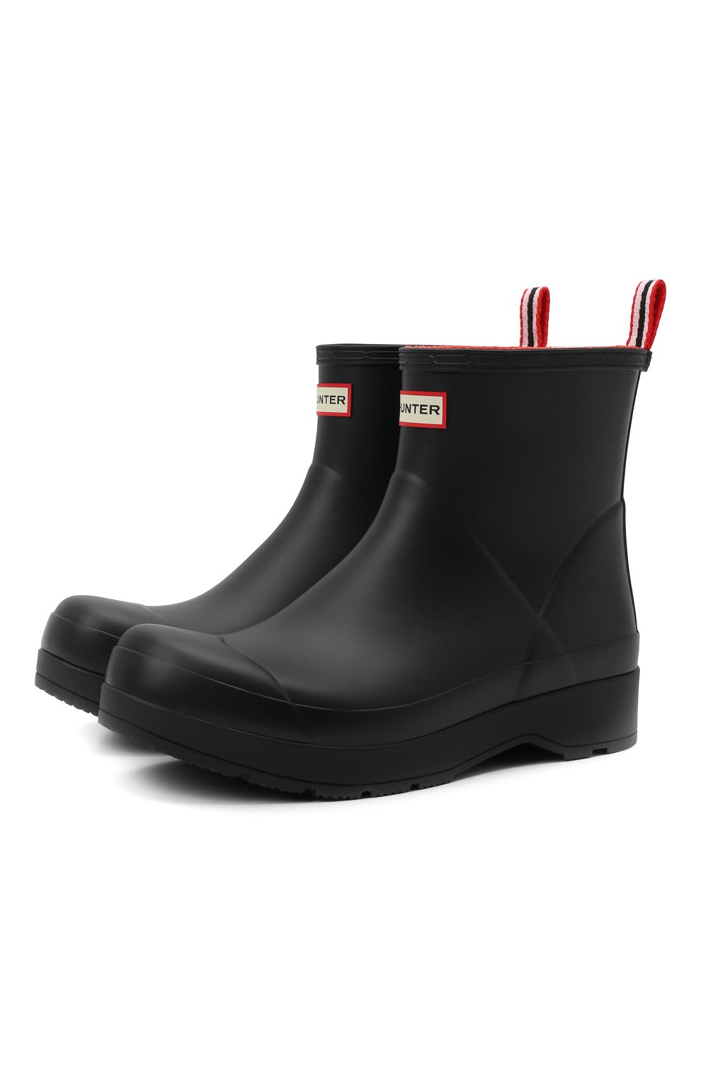 Резиновые сапоги HUNTER черного цвета по цене 12000 руб., арт. MFS9103RMA, фото 1 Резиновые сапоги HUNTER, арт. MFS9103RMA, фото 1