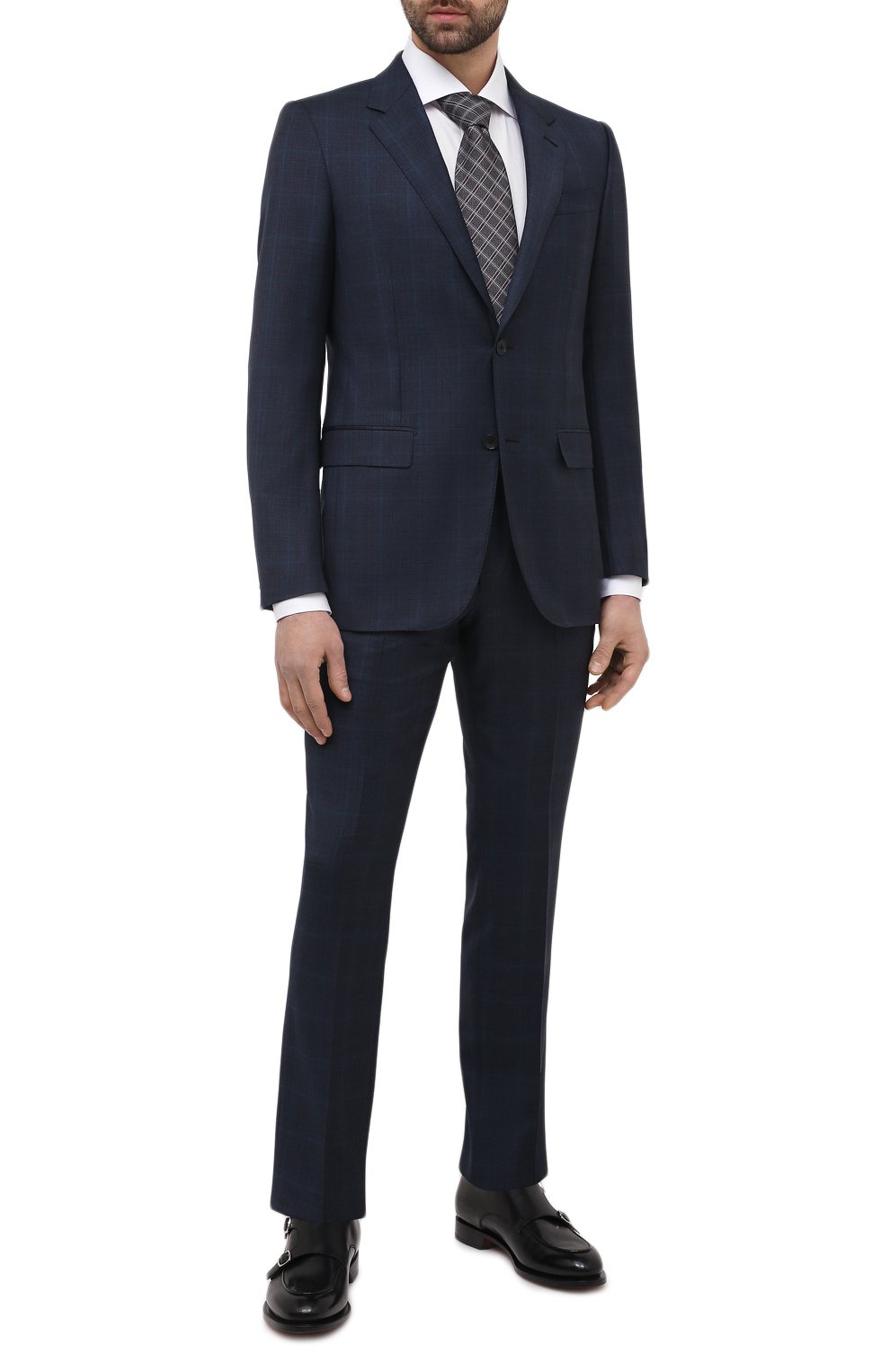 Хлопковая сорочка ZEGNA, арт. 901222/9MS0BA, фото 2