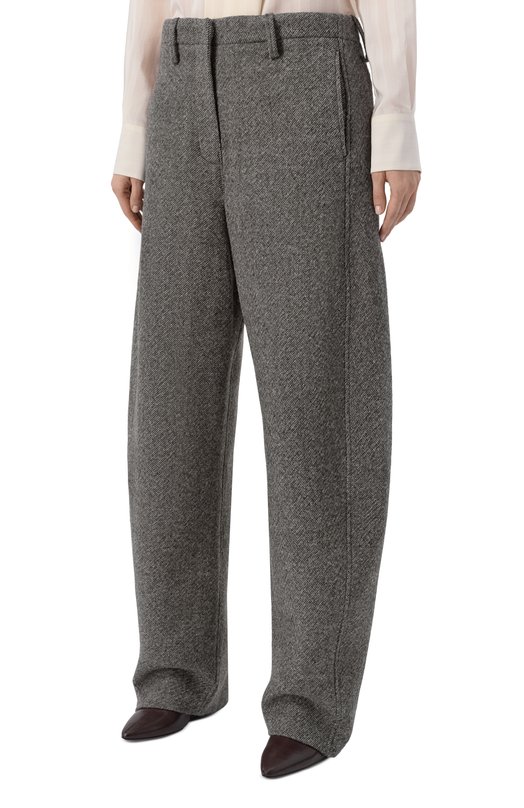 Шерстяные брюки Magda Butrym 159925 Серый  159925 Фото 3