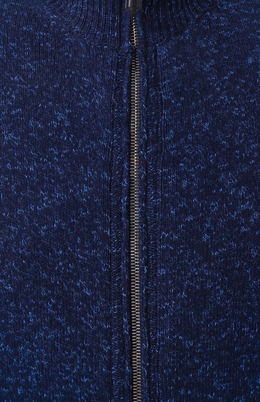Хлопковый кардиган Canali C1105/MK02266 Синий  C1105/MK02266 Фото 6