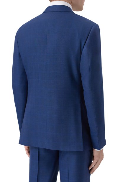 Костюм из шерсти и шелка GIORGIO ARMANI синего цвета по цене 411500 руб., арт. GM000344/TE20049, фото 3 Костюм из шерсти и шелка GIORGIO ARMANI, арт. GM000344/TE20049, фото 3