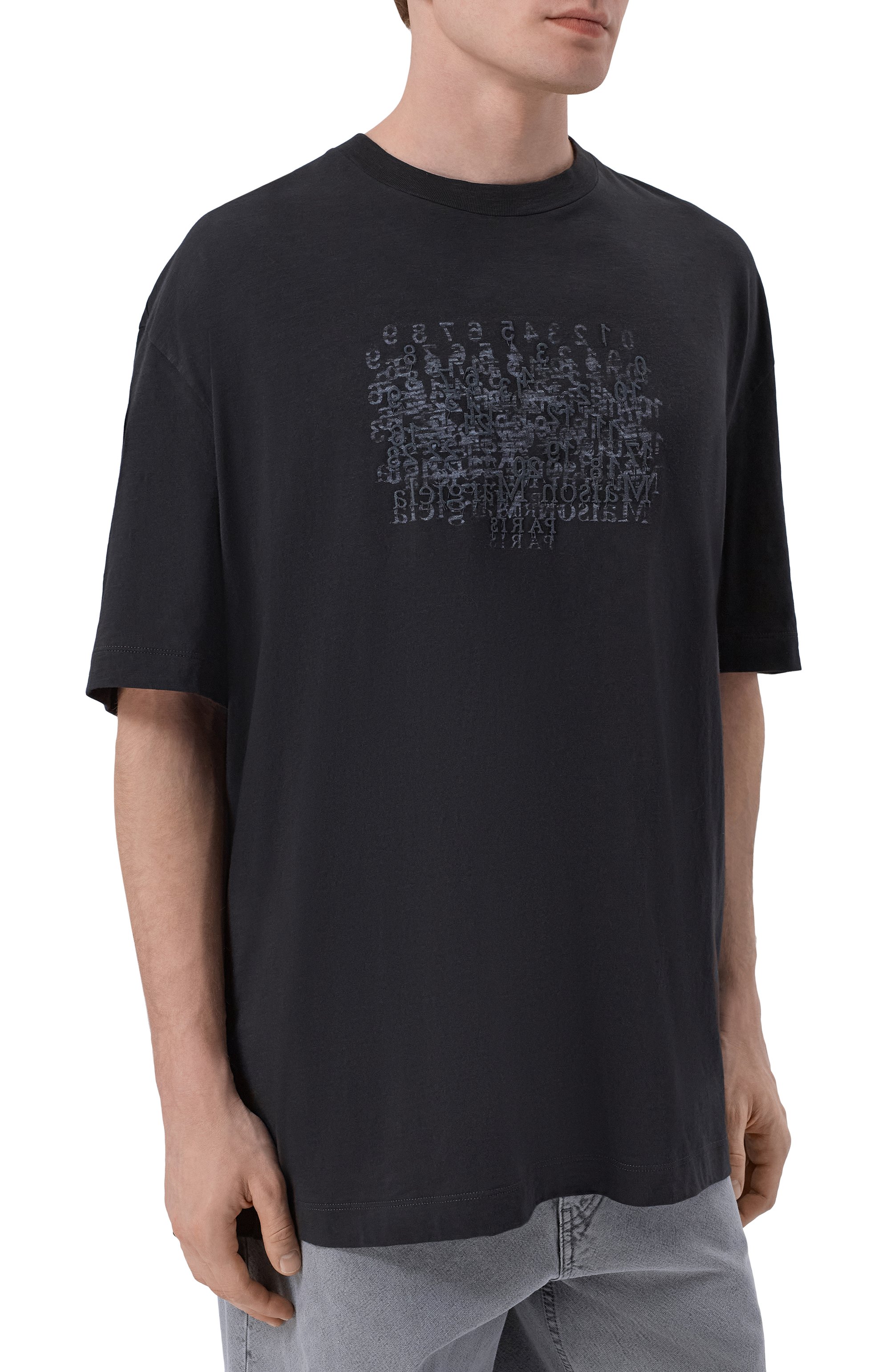 Хлопковая футболка MAISON MARGIELA, арт. S50GC0730/M20164, фото 3