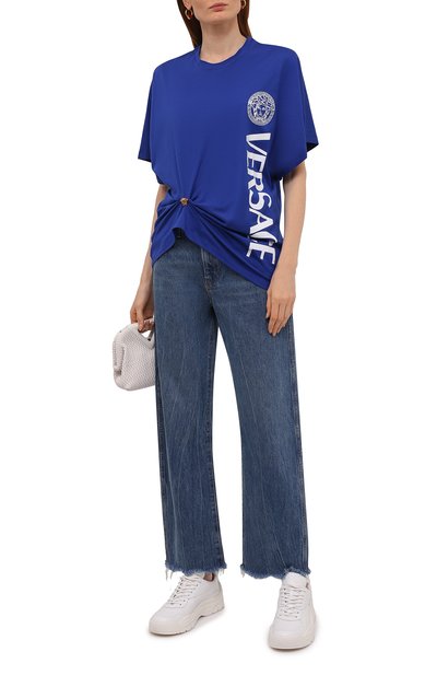 Хлопковая футболка VERSACE, арт. 1001008/1A00603, фото 2