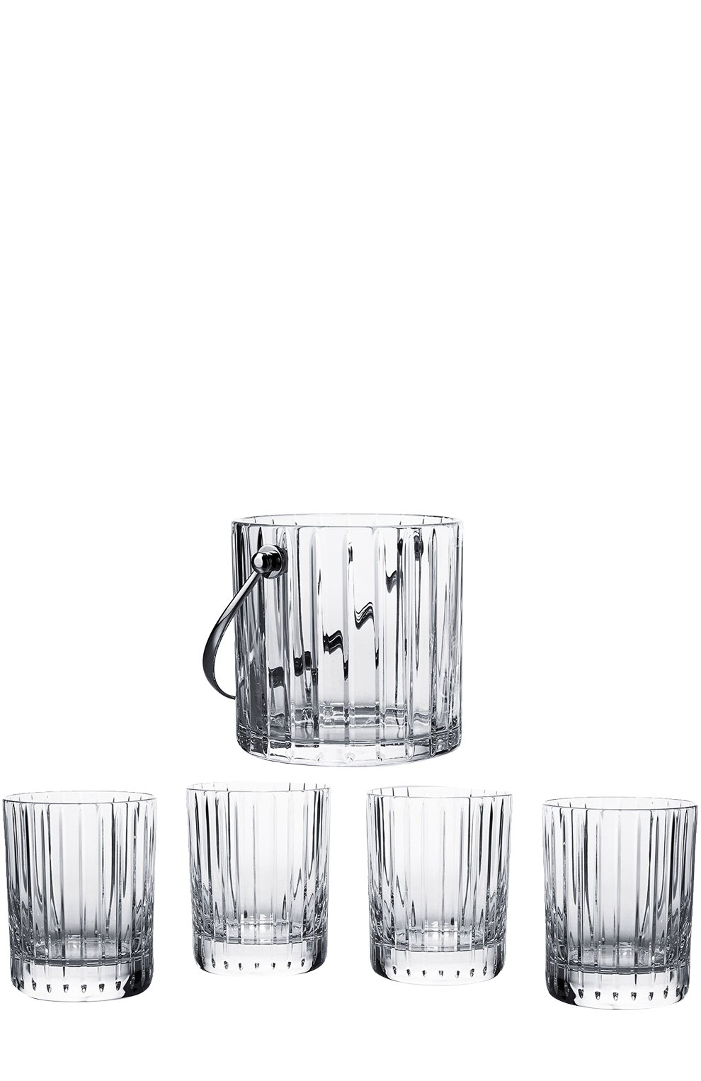 Набор из ведра для льда и 4-х стаканов для виски harmonie BACCARAT прозрачного цвета по цене 186500 руб., арт. 2 811 179, фото 1 Набор из ведра для льда и 4-х стаканов для виски harmonie BACCARAT, арт. 2 811 179, фото 1