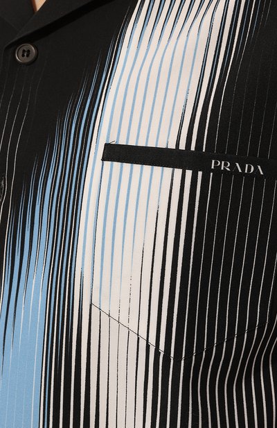 Хлопковая рубашка PRADA, арт. UCS318-1YN3-F0964-211, фото 5