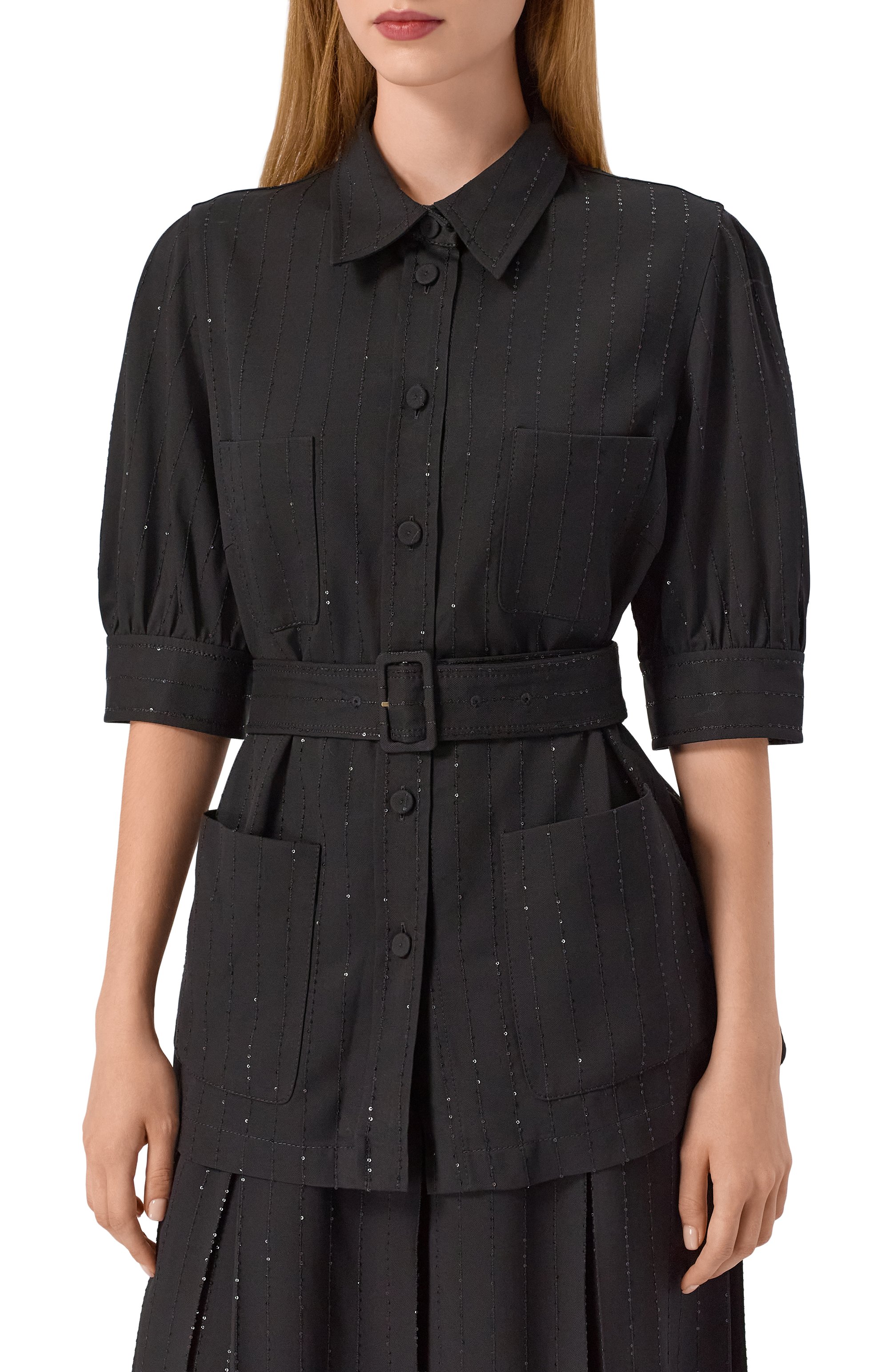 Блузка из вискозы ELIE SAAB, арт. SH114NP25/CD019, фото 3