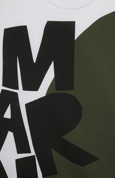 Хлопковая футболка MARNI, арт. M00152-M00H7, фото 3