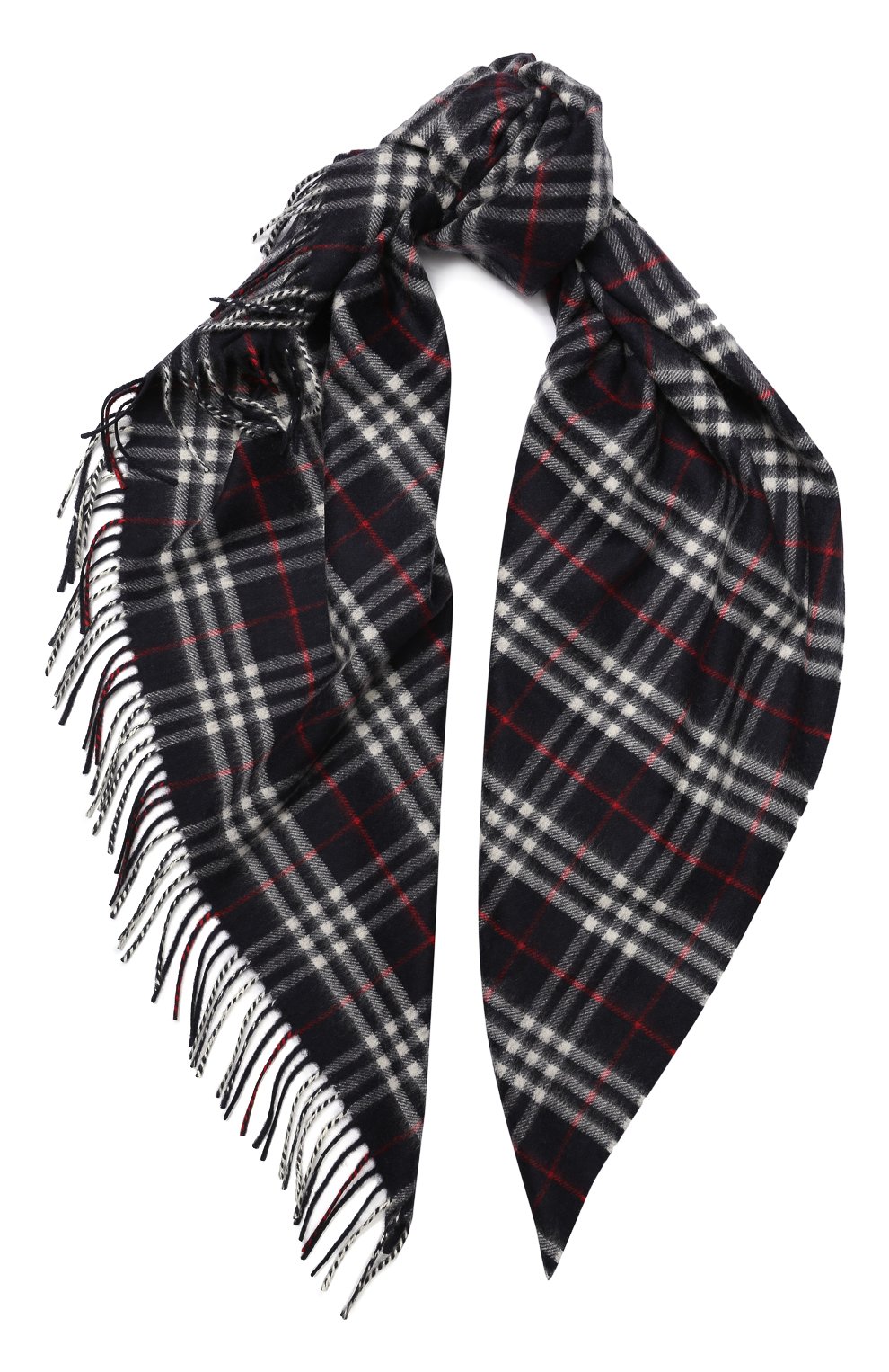 Кашемировый шарф bandana в клетку BURBERRY, арт. 4080064, фото 1