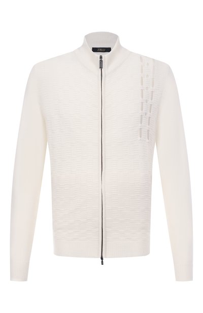 Мужской кардиган из кашемира и шерсти ZILLI, арт. KZMC01M0350VLST00