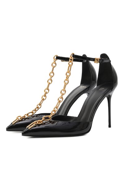 Женские кожаные туфли sync 95 BALMAIN, арт. FN1UA152/LPAT