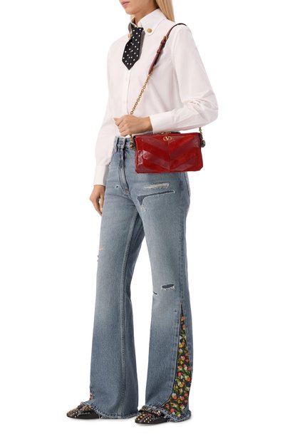 Сумка panthea small VALENTINO красного цвета по цене 255000 руб., арт. 9W2B0S99/DED, фото 3 Сумка panthea small VALENTINO, арт. 9W2B0S99/DED, фото 3