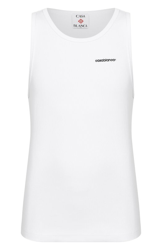 Хлопковая майка Casablanca M-SP26-JTS-057-02 Белый M-SP26-JTS-057-02
