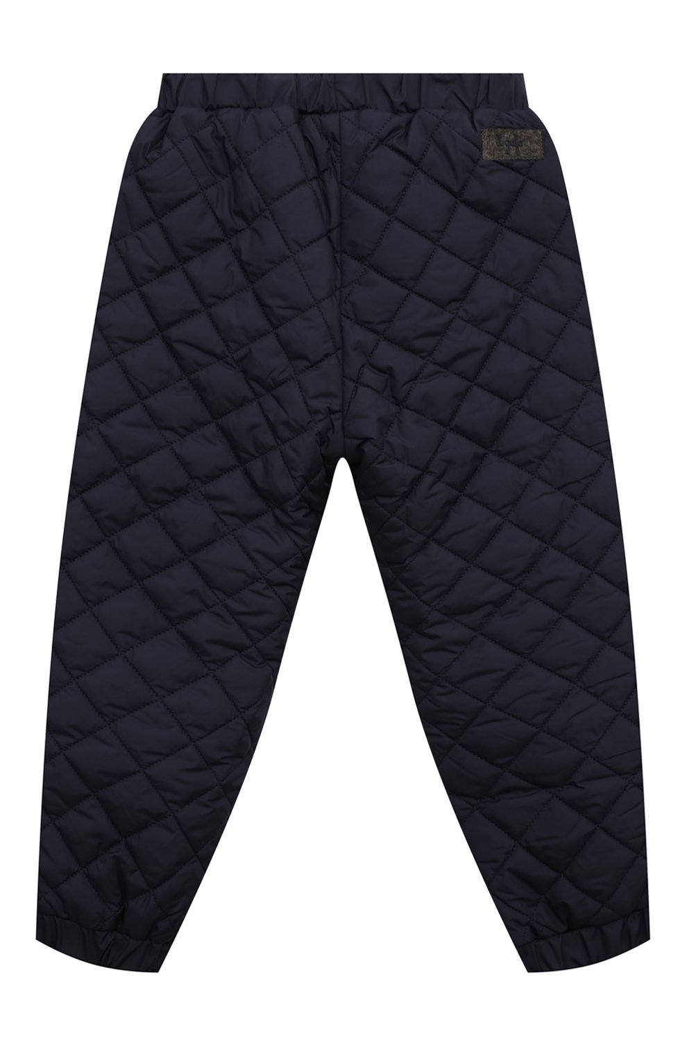 Утепленные джоггеры IL GUFO темно-синего цвета по цене 14650 руб., арт. A24PL340N0106/2A-4A, фото 2 Утепленные джоггеры IL GUFO, арт. A24PL340N0106/2A-4A, фото 2