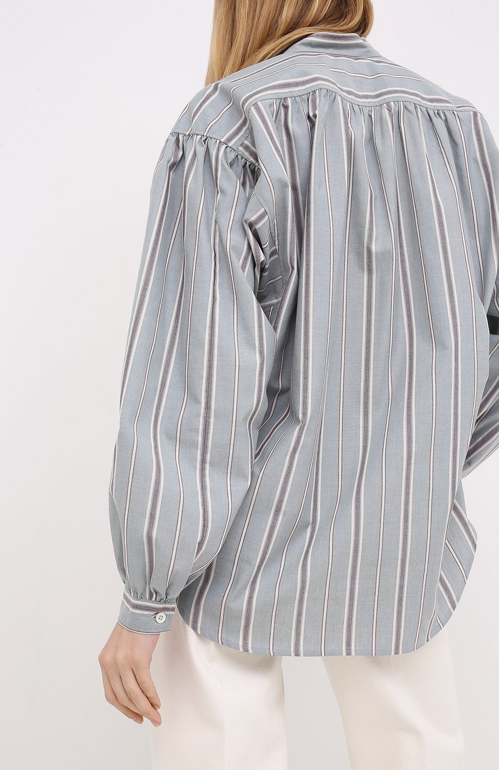 Хлопковая рубашка ISABEL MARANT ETOILE, арт. CH0672-20A040E/ALIS0N, фото 4
