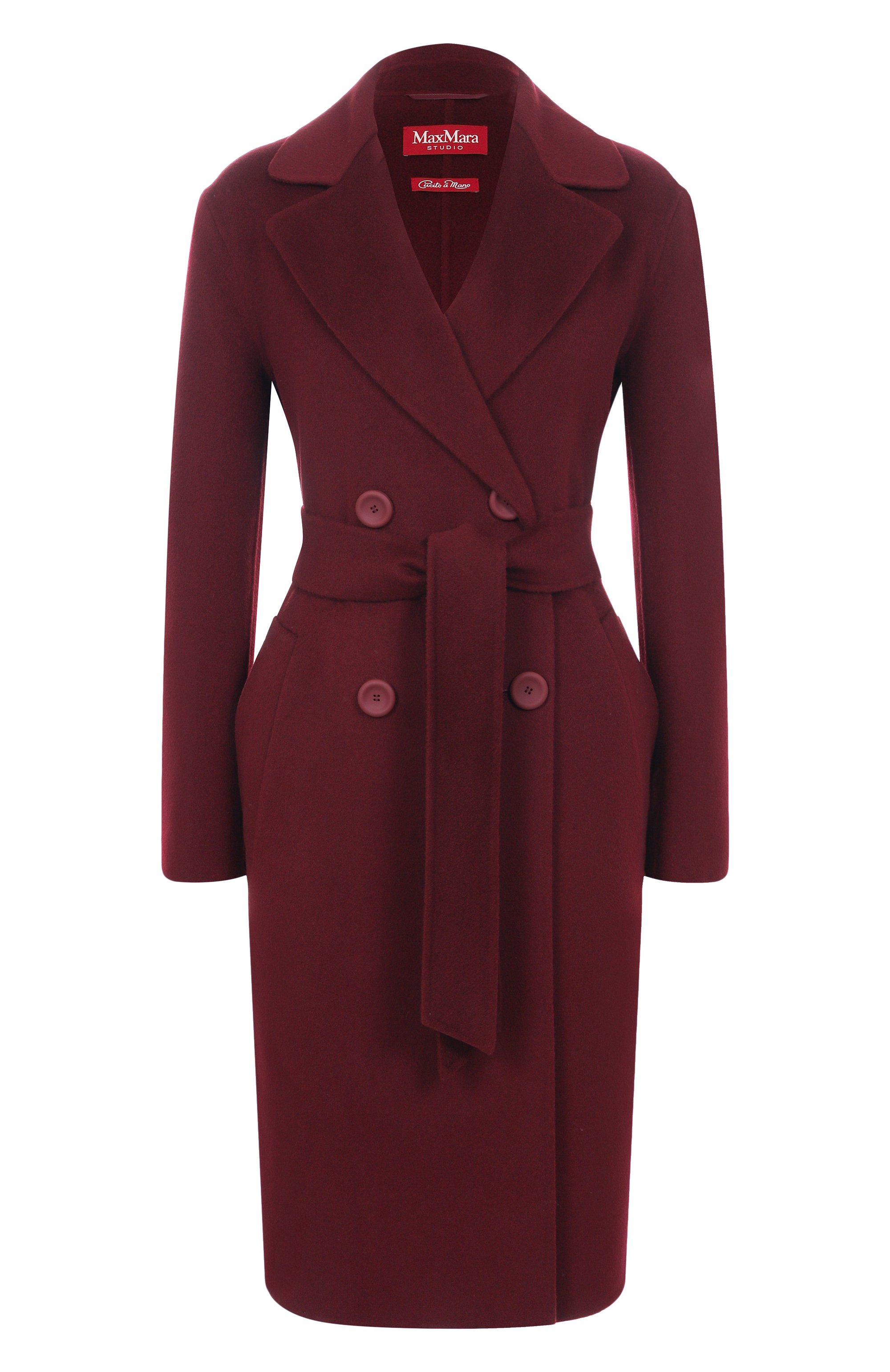 Пальто из шерсти и кашемира MAX MARA STUDIO, арт. CANNETI, фото 1