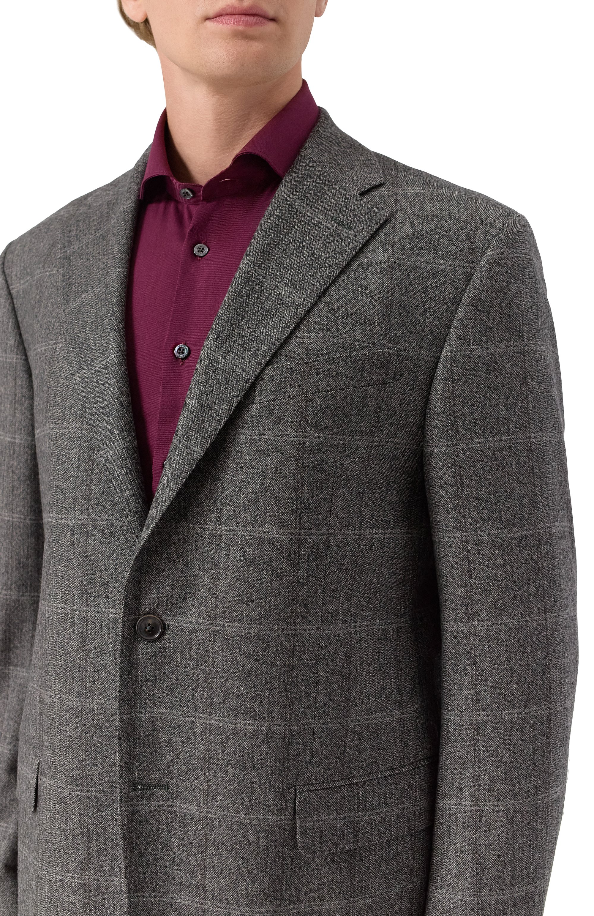 Шерстяной пиджак CORNELIANI, арт. 266008-2616522, фото 6